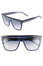Women's Rebecca Minkoff Jane2 58mm Gradient Square Sunglasses - Blue/ Black
