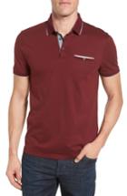 Men's Ted Baker London Derry Modern Slim Fit Polo (l) - Red
