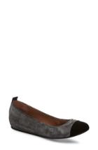 Women's Ed Ellen Degeneres Lilliane Cap Toe Ballet Flat .5 W - Metallic