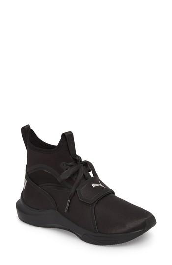 Women's Puma Phenom Satin Ep High Top Training Shoe .5 M - Pink