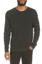 Men's Vince Ribbed Wool & Cashmere Raglan Sweater - Grey