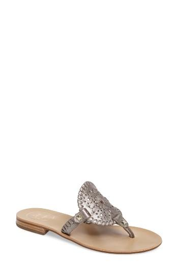 Women's Jack Rogers 'georgica' Sandals M - Grey