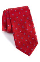Men's Nordstrom Men's Shop Confetti Dot Silk Tie, Size - Red