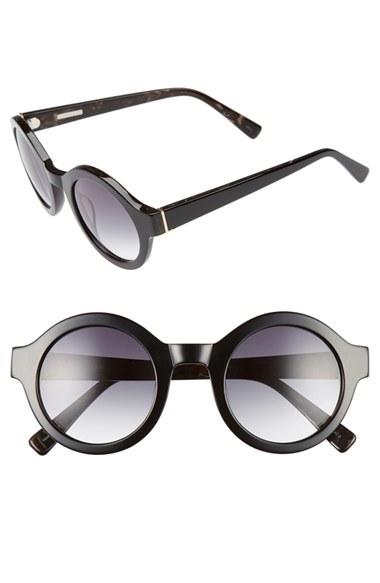 Women's Derek Lam 'luna' 47mm Round Sunglasses -