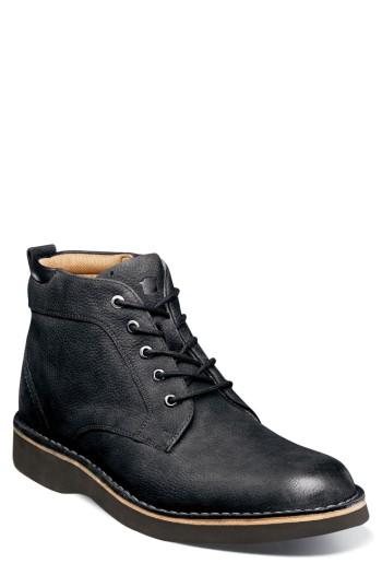 Men's Florsheim Navigator Plain Toe Boot .5 D - Black