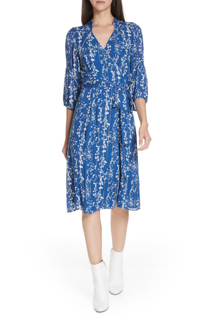 Women's Ba & Sh Folia Wrap Dress - Blue