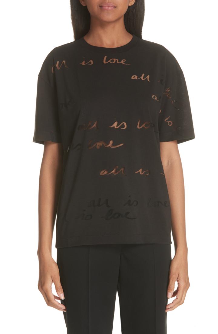 Women's Saint Laurent University Graphic Tee - Beige