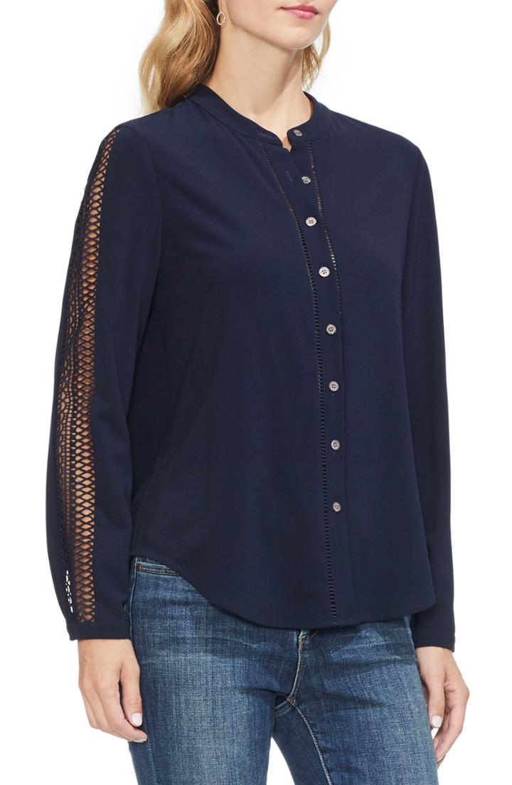 Women's Vince Camuto French Crepe Shirt