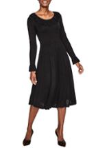 Women's Boden Lavinia Frill Detail Sweater Dress - Black