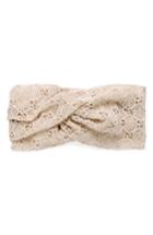 Gucci Gg Macrame Headband - Ivory