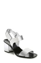Women's Via Spiga Kamille Block Heel Sandal M - Metallic