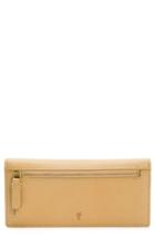 Women's Frye Carson Slim Leather Wallet - Yellow
