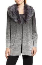 Women's Rachel Roy Collection Grid Pattern Double Breasted Crop Jacket