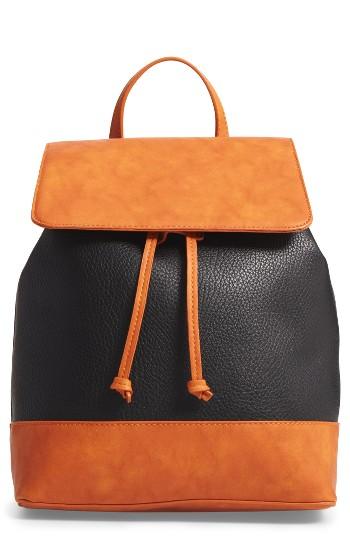 Sole Society Kaili Two Tone Backpack - Black
