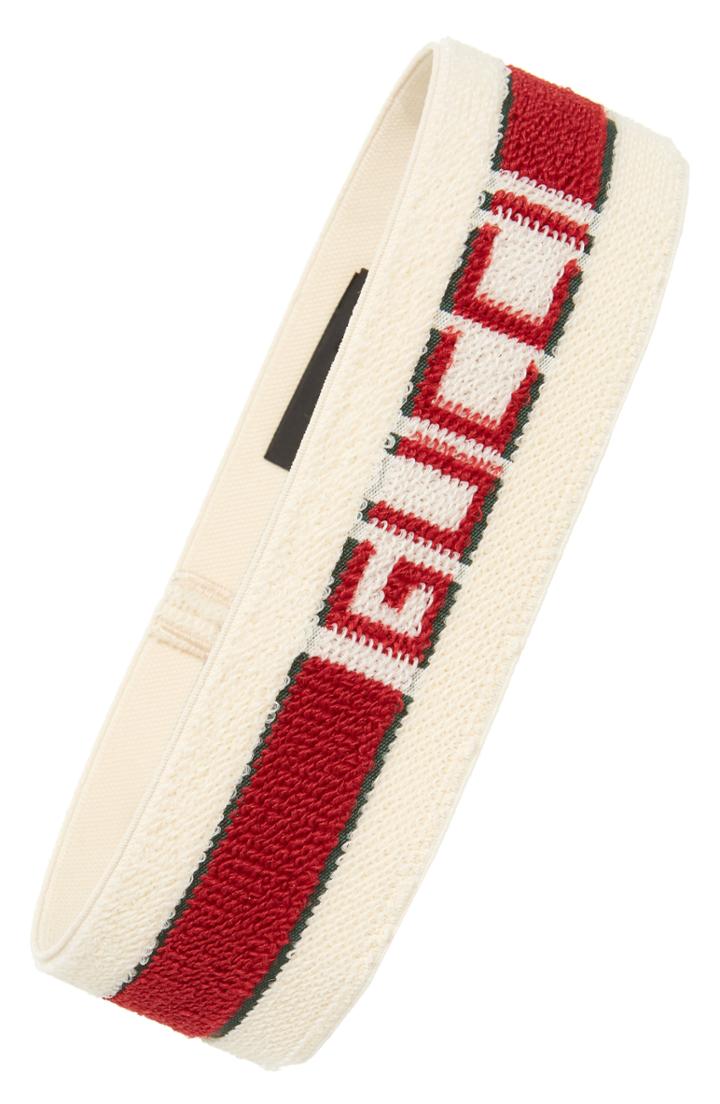 Gucci Logo Stripe Headband
