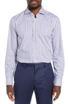 Men's Boss Jason Stripe Slim Fit Dress Shirt .5 - Blue