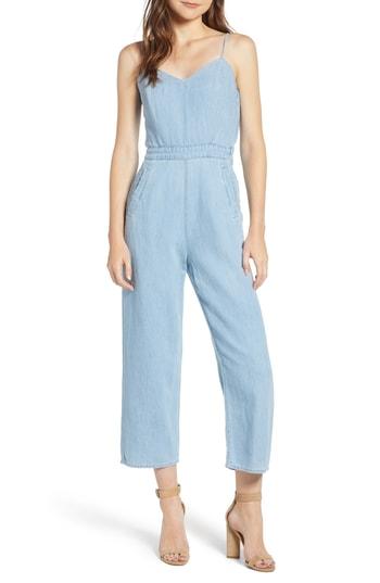 Women's Mother The Cut It Out Jumpsuit - Blue