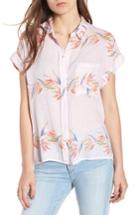 Women's Rails Whitney Print Shirt, Size - Pink