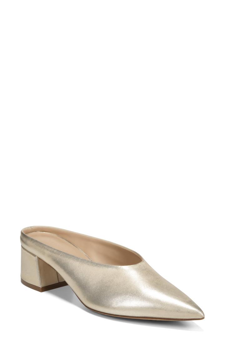 Women's Vince Ralston Pointy Toe Mule M - Metallic