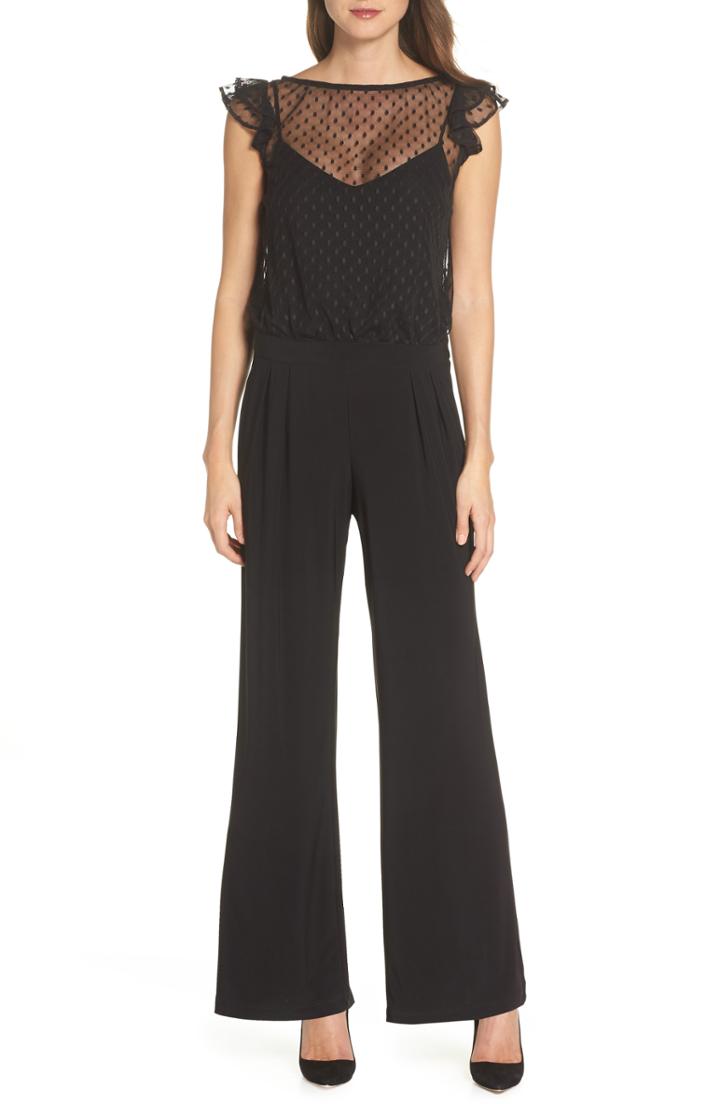 Women's Julia Jordan Tie-neck Halter Jumpsuit