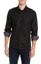 Men's Stone Rose Contemporary Fit Waffle Texture Sport Shirt