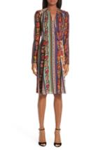 Women's Etro Rocking Bloom Print Wool Dress