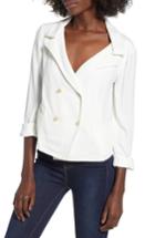 Women's Leith Double Breasted Top - Ivory