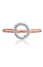 Women's Monica Vinader Riva Diamond Mini Circle Ring