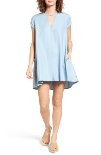 Women's Rvca Upbeat Chambray Swing Dress