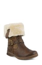 Women's Spring Step Peeta Water Resistant Faux Fur Boot .5-6us / 36eu - Brown