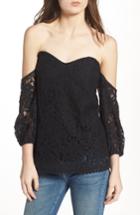 Women's Bailey 44 Dream Come True Off The Shoulder Lace Top - Black