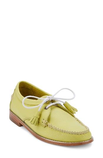 Women's G.h. Bass & Co. 'winnie' Leather Oxford M - Yellow