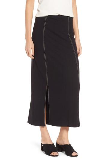 Women's Nic+zoe Break Out Maxi Skirt - Black