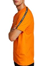 Men's Topman Slim Fit Tape T-shirt - Orange