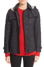 Women's Burberry Finsbridge Short Quilted Jacket - Black