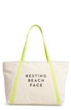 Milly Canvas Tote - Ivory