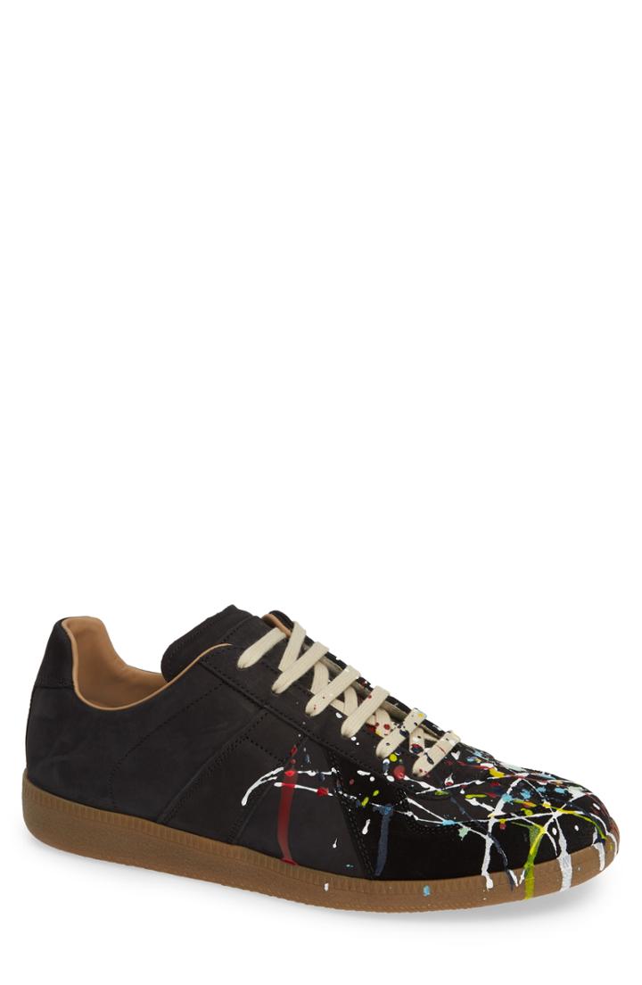 Men's Maison Margiela Replica Low Top Sneaker Us / 40eu - Black