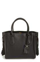 Longchamp 'small Penelope' Leather Tote - Black