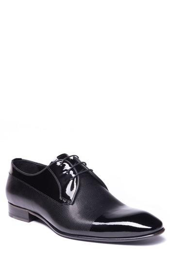 Men's Jared Lang Riccardo Cap Toe Derby Eu - Black