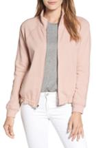Women's Caslon Off-duty Knit Track Jacket - Pink