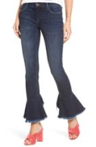 Women's Blanknyc Ruffle Flare Hem Jeans - Blue