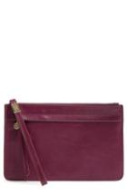 Women's Hobo Dawn Leather Wristlet - Purple