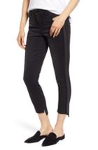 Women's Wit & Wisdom Ab-solution Stripe High Waist Ankle Skinny Jeans - Black