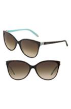 Women's Tiffany & Co. 58mm Gradient Cat Eye Sunglasses - Havana