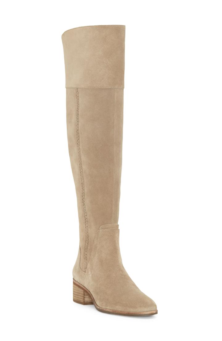Women's Vince Camuto Kochelda Over The Knee Boot Regular Calf M - Brown