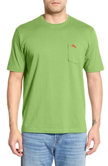Men's Tommy Bahama 'new Bali Sky' Original Fit Crewneck Pocket T-shirt - White