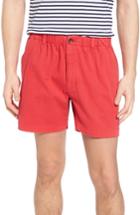Men's Vintage 1946 Snappers Elastic Waist 5.5 Inch Stretch Shorts - Red