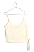 Women's Madewell Finale Jacquard Wrap Tank, Size - White