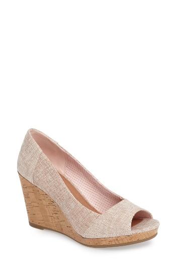 Women's Toms Stella Wedge Pump .5 M - Pink