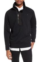 Men's G-star Raw Empral Quarter Zip Pullover - Black